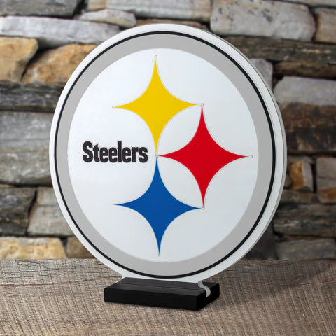 NFL PITTSBURGH STEELERS LED INFINITY LOGO LIGHT
